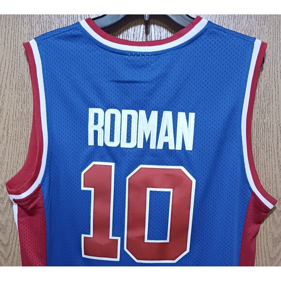 Dennis Rodman (Adidas)-(Pistons)-(Jersey)-(Blue/Red)-(Size:XL)-(New Cond.)-$85 - Picture 9 of 12